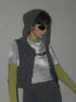 UNALOME SLEEVELESS HOODIE -CHARCOAL-